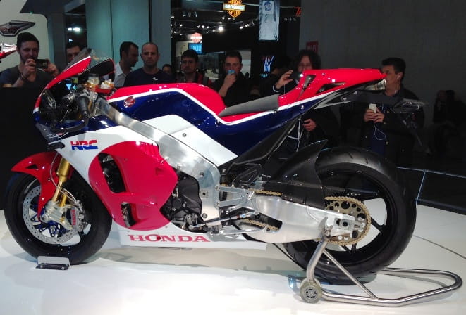 The RC213V-S as it was unveiled last year at the Milan Show.