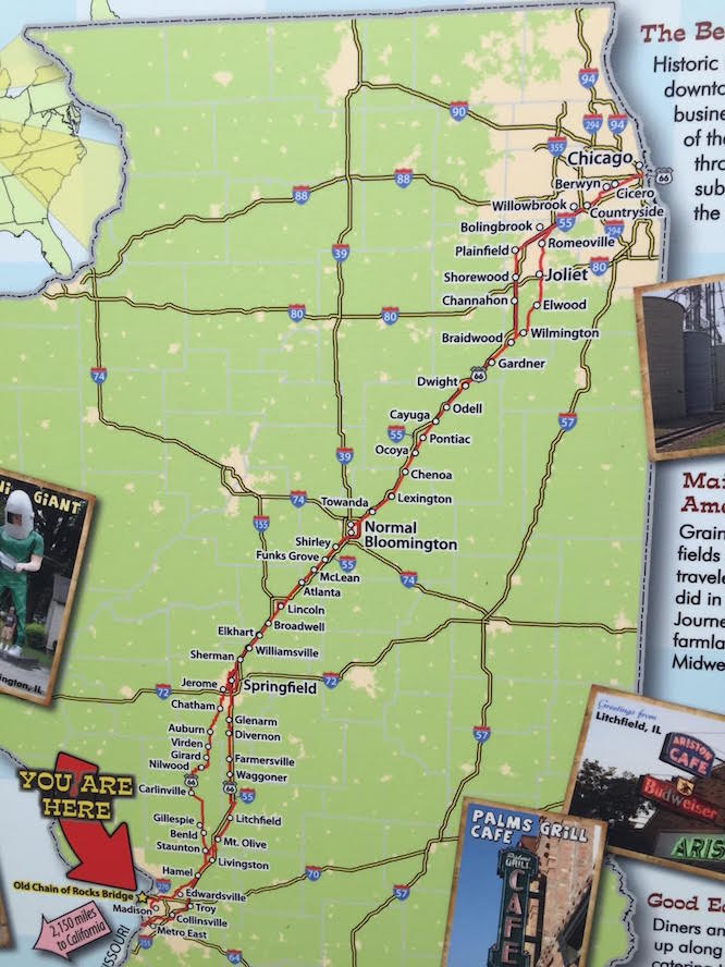 The route so far, 2,100 miles to go!