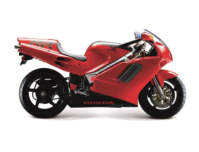 In 1992 it was the most technologically advanced bike of its time, the NR750