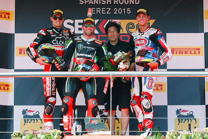 Sykes took the first race win