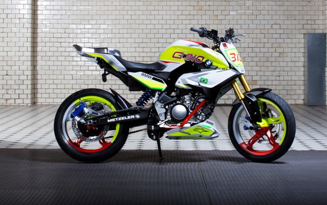 BMW's Stunt G 310 concept on which their entry-level single-cylinder bike will be based