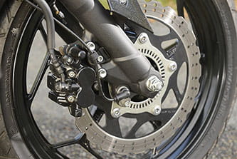 ABS fitted as standard on the relatively budget brakes