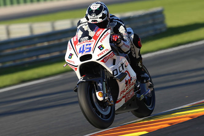 Redding showing full commitment on the Ducati