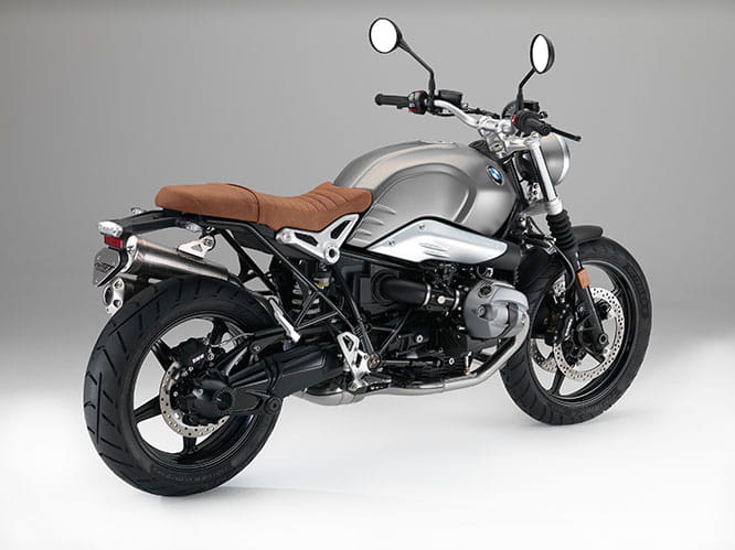 Air-cooled, six-speed, 1170cc Boxer twin engine for the R nineT Scrambler
