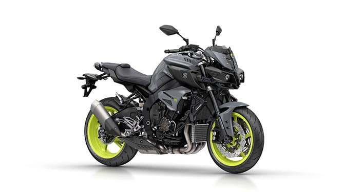 Yamaha's MT-10 is pretty much a naked R1