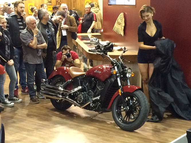 Bike Social was at the World Premiere of the Indian Scout Sixty in Milan