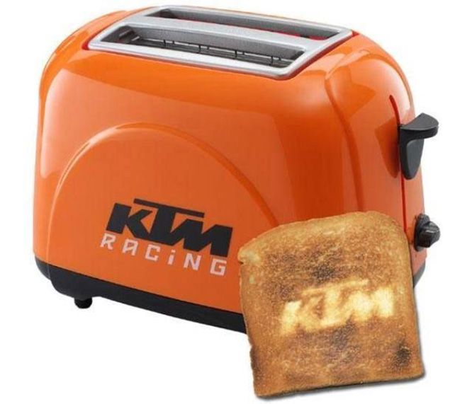 KTM's toaster - £39.95