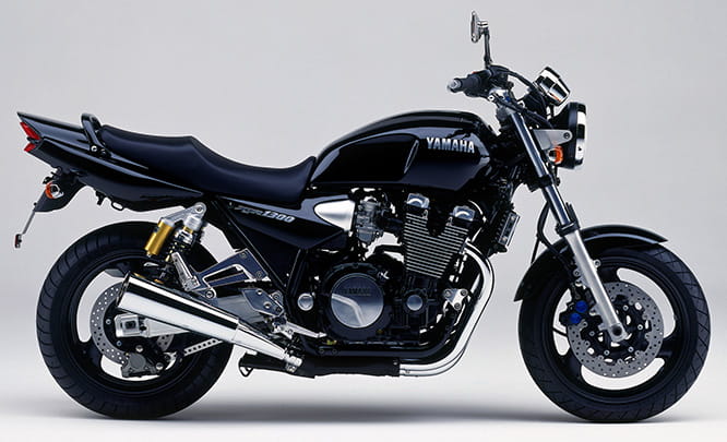 The original XJR1300, which replaced the 1200 with a new bigger-bore 1251cc engine