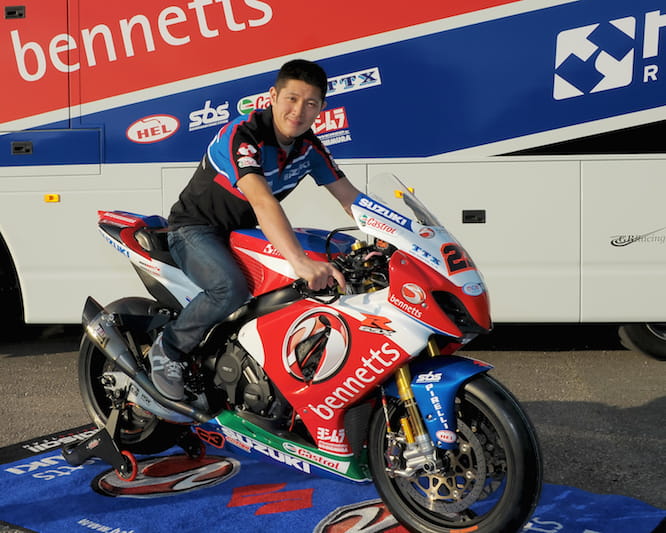 Kiyonari will ride for Bennetts Suzuki