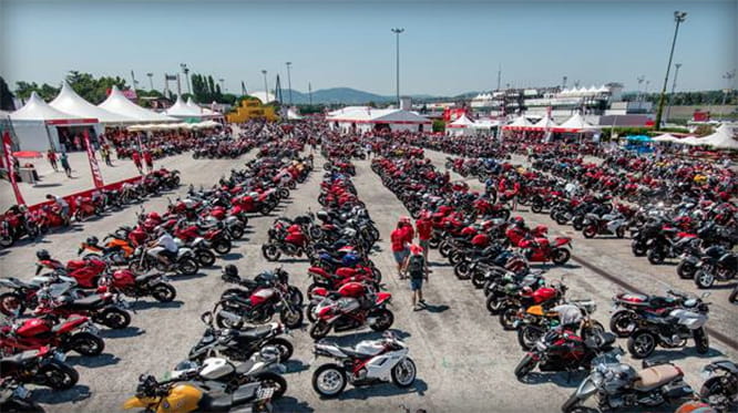 It's the 9th annual World Ducati Week in 2016