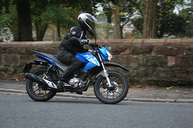 Little Lexmoto is light and easy to ride