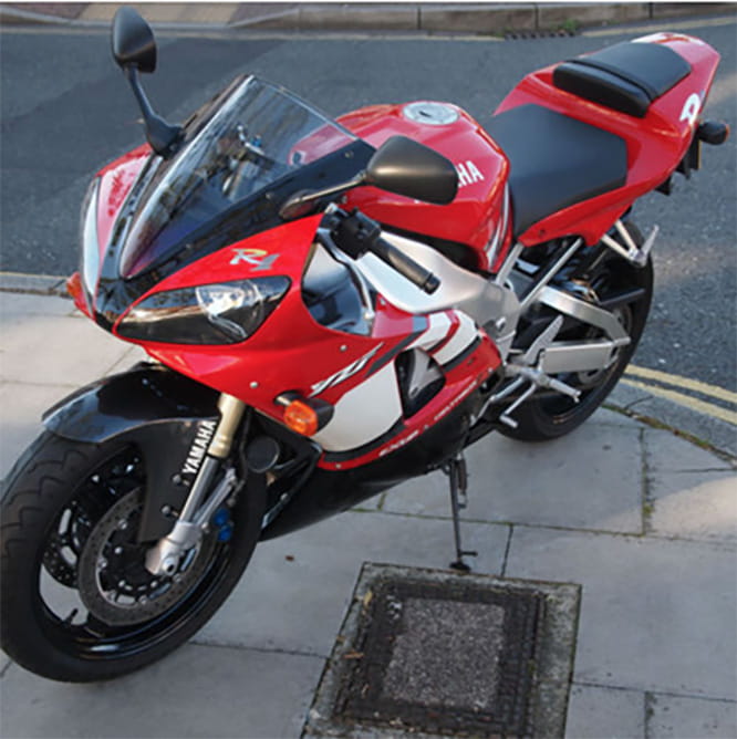14 year old R1 with less than 1,000 miles on the clock...but it's almost £10k