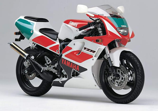 The closest to Honda's NSR was Yamaha's TZR250R 3XV