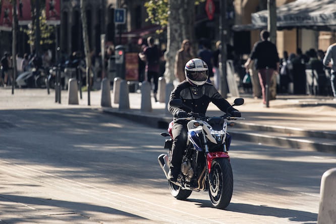 We're riding the new CB500F and CBR500R in Spain