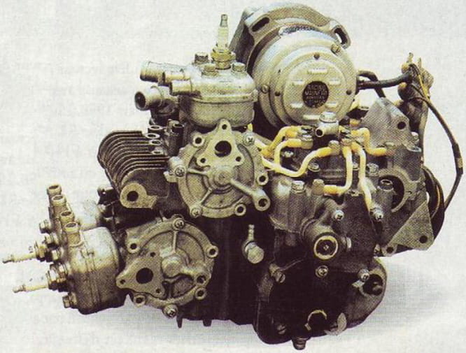 The two-stroke triple produced 19bhp at 20,000rpm