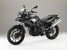 Three colour options on the F700 GS