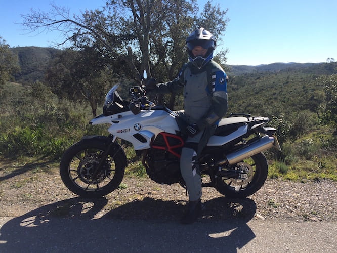 Michael Mann with BMW's F800GS