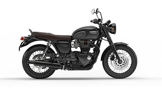 Triumph's 2016 T120 Black is available in two colours