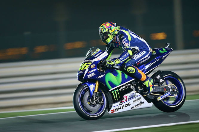 Rossi was second fastest on Day 1