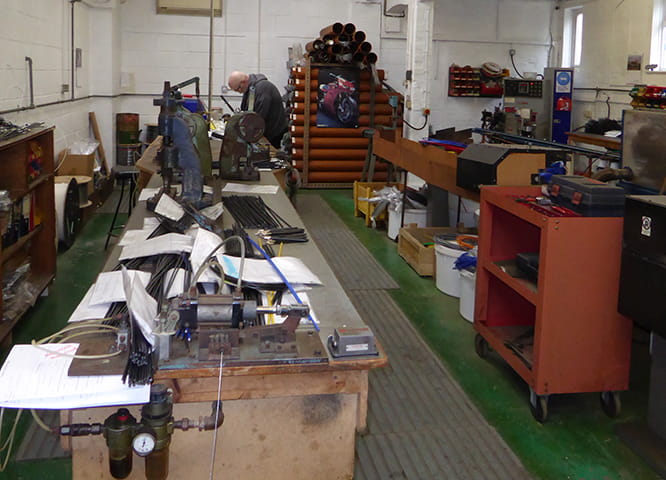 Inside the cable workshop at Venhill's HQ in Surrey