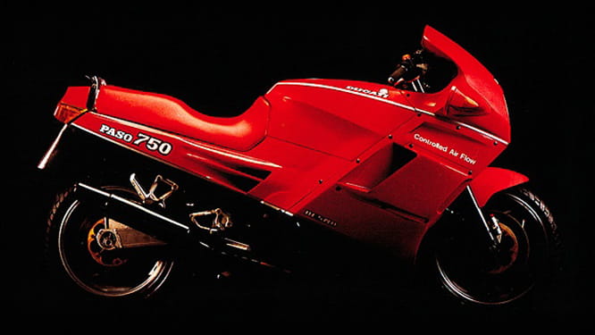 The Ducati Paso - so called in honour of an Italian racer who died at Monza