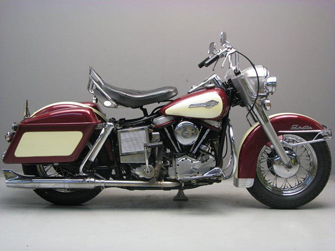 An electric starter plus other 'Glide' designated models lead to the ElectraGlide name