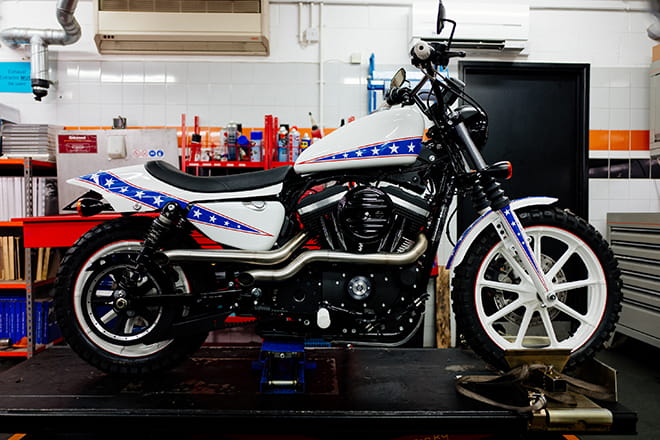 Newmarket Harley-Davidson's EK replica.