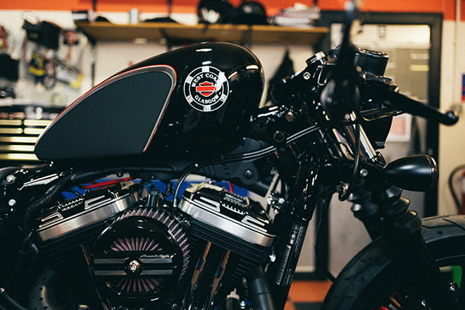 West Coast Harley-Davidson's build.
