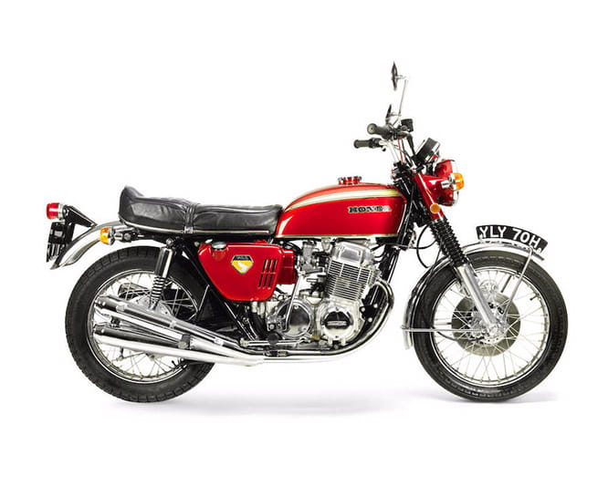 The very first Honda CB750 to enter the UK