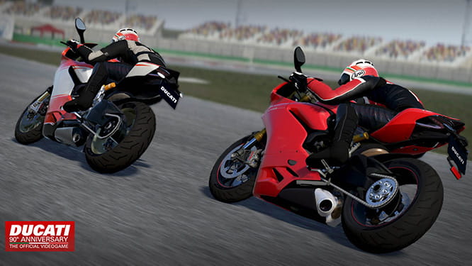 Chose from 39 Ducati models in the new game