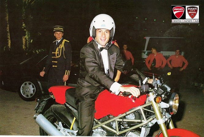 Senna was a fan of Ducati