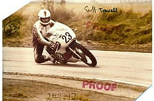 Knox founder Geoff Travell in his racing days.