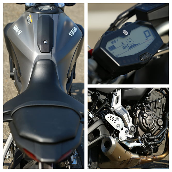 Yamaha MT-07 in detail