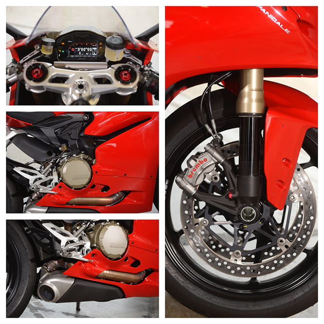Ducati's renowned build quality is demonstrated perfectly on the 1299