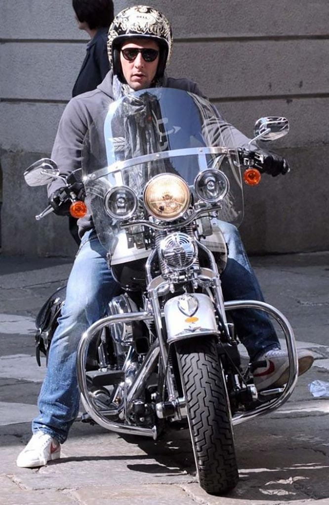 Italy's Marco Materazzi is a Harley fan