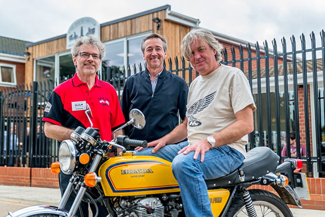 Freddie Spencer and James May help open David Silver's museum
