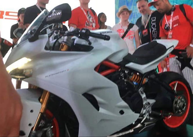 Leaked images of the 2017 Ducati Supersport S revealed last weekend