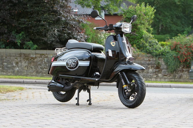 Priced at a rather random £2571 and looks remarkably like a Lambretta at first glance